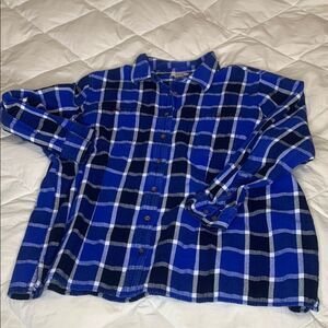 DULUTH TRADING CO., Plaid Button-Up Shirt